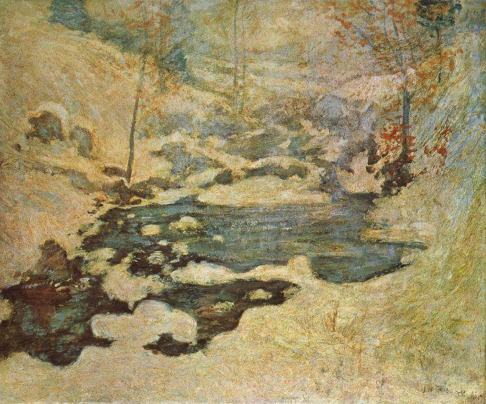 John Henry Twatchman Beneath the Snow China oil painting art